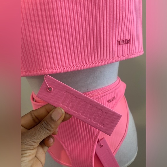 Triangl Twinnie Dandy Candy bikini Top is a XS and Bottom are S NWT - Picture 6 of 8